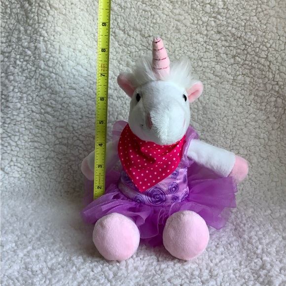 Kinder Surprise Unicorn in Purple Tutu Stuffed Animal Plush Toy - Picture 4 of 7